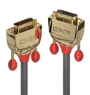 Lindy 36212 DVI-D Dual Link Extension Cable, Gold Line - 2m