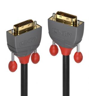 Lindy 36221 DVI-D Dual Link Cable Anthra Line - 1m