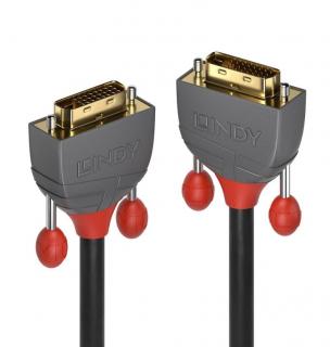 Lindy 36228 DVI-D Dual Link Cable Anthra Line - 20m