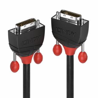 Lindy 36254 5m DVI-D Dual Link Cable, Black Line - 5m