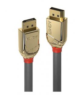 Lindy 36293 DisplayPort 1.4 Cable Gold Line - 3m