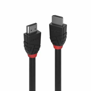Lindy 36471 High Speed HDMI 2.0 4K UHD Cable, Black Line - 1m