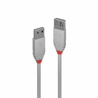 Lindy 36713 USB 2.0 Type A Extension Cable Anthra Line - 2m