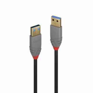 Lindy 36750 USB 3.0 Type A to A Cable, Anthra Line - 0,5m