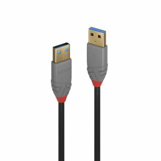 Lindy 36751 USB 3.0 Type A to A Cable, Anthra Line - 1m