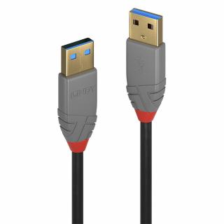 Lindy 36753 USB 3.0 Type A to A Cable, Anthra Line - 3m