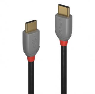 Lindy 36870 USB 2.0 Type C Cable, Anthra Line - 0,5m