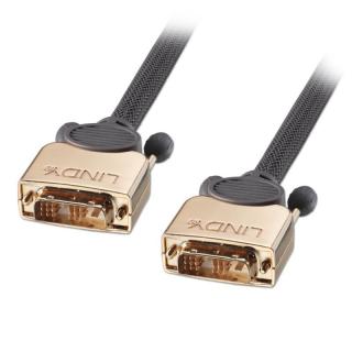 Lindy 37163 25m Gold DVI-D Single Link Super Long Distance Cable