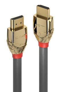 Lindy 37601 Cable HDMI 2.1 Gold Line Ultra High Speed 4K, 8K, 10K - 1m