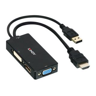 Lindy 38182 HDMI to DP/DVI/VGA Converter