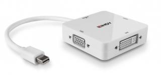 Lindy 38297 Mini-DP to HDMI 2.0, DVI-D  VGA Converter
