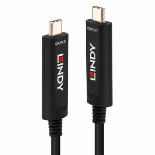 Lindy 38501 Fibre Optic Hybrid USB Type C Cable, Audio / Video Only - 5m