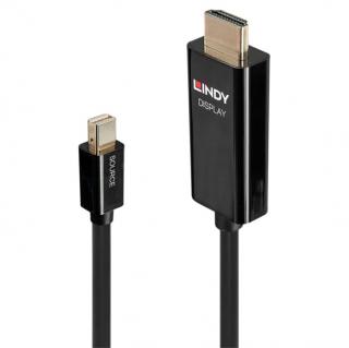 Lindy 40910 Active Mini DisplayPort to HDMI Cable - 0,5m