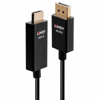 Lindy 40924 Active DisplayPort to HDMI Cable with HDR - 0,5m