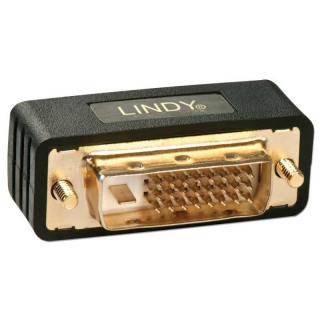 Lindy 41098 Premium DVI-D Coupler, Male to Female