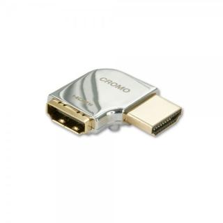 Lindy 41507 CROMO HDMI Male to HDMI Female 90 Degree Right Angle Adapter - Right