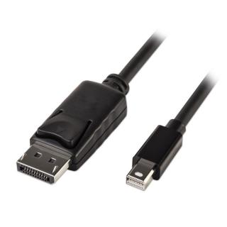Lindy 41646 2m Mini DisplayPort Male to DisplayPort Male, Black