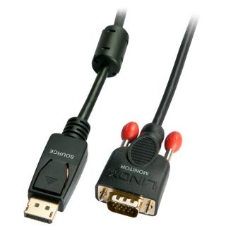 Lindy 41940 DisplayPort To VGA Adapter Cable - 0,5m