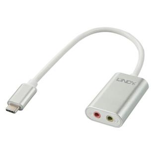 Lindy 42711 USB 2.0 Type C Audio Adapter