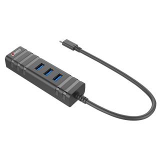 Lindy 43249 USB 3.2 Hub  Gigabit Ethernet Adapter