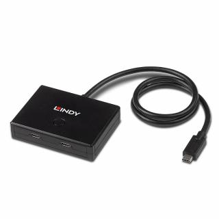 Lindy 43329 2 Port USB 3.2 Gen 1 Type C Bi-Directional Switch
