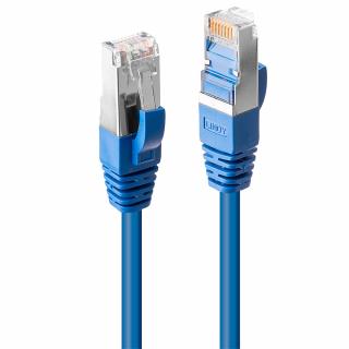Lindy 45641 CAT6 SFTP / SSTP Snagless PiMF LS0H Network Cable, Blue - 0.5m