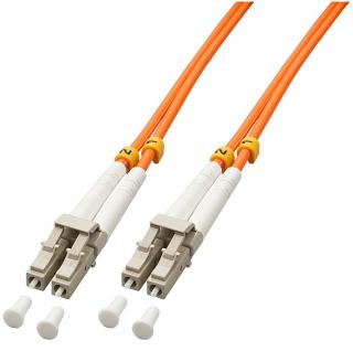 Lindy 46480 Fibre Optic Cable LC- LC OM2, orange - 1m