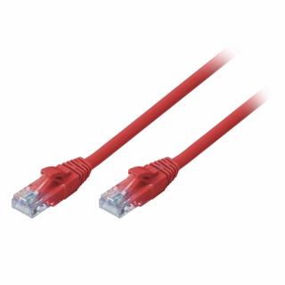 Lindy 48034 CAT6 U/UTP Snagless Gigabit Network Cable, Red - 3m