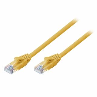 Lindy 48064 CAT6 U/UTP Snagless Gigabit Network Cable, Yellow - 3m