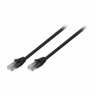Lindy 48080 RJ45 CAT6 U/UTP Snagless Gigabit Network Cable, Black - 5m