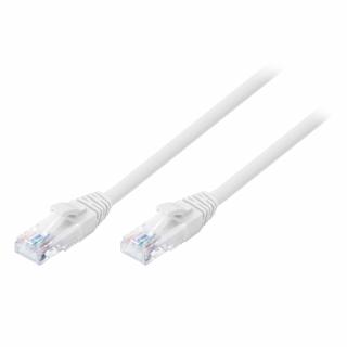 Lindy 48092 RJ45 CAT6 U/UTP Snagless Gigabit Network Cable, White - 1m