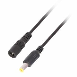 Lindy 70321 DC Power Supply Extension cable 2.1mm / 5.5mm - 0,5m