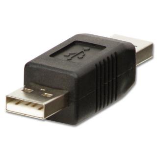 Lindy 71229 USB Adapter, USB A Male to A Male Gender Changer