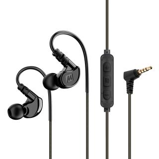 MEE Audio M6-R3 In-ear sports headphones with remote, IPX5 Color: Black