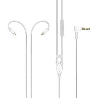MEE Audio Replecement Stereo Audio Cable (option: with microphone and volume control) 1,3m Color: Transparent, Remote and microphone: With remote and