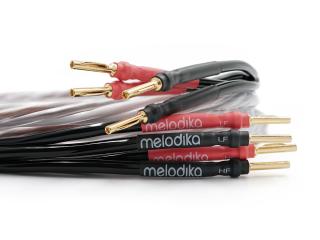 Melodika BSBA22520 (BSBA 22520) Brown Sugar with Solid Grip Pre Hi-End class bi-amping speaker cable - 2m - pair