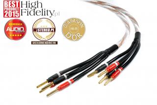 Melodika BSBA4520 (BSBA 4520) Brown Sugar 2m Pre Hi-End class bi-amping speaker cable - pair