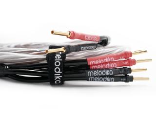 Melodika BSBW22520 (BSBW-22520) Brown Sugar with Solid Grip Pre Hi-End class bi-wiring speaker cable - 2m - pair