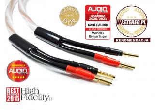 Melodika BSSC3315 Brown Sugar 1,5m Pre Hi-End class speaker cable 2 x 3,3mm2 - pair