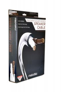 Melodika BSSC4530 Brown Sugar 3m Pre Hi-End class speaker cable 2 x 4,5mm2 - pair