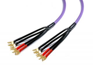 Melodika MDBA41515s Purple Bi-amping Speaker Cable OFC 4N 2x1,5mm2+2x4mm2 1,5m with spades - pair