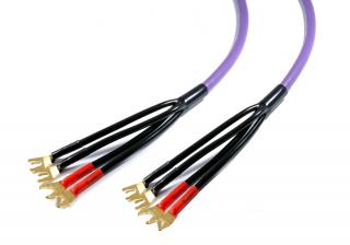Melodika MDBA41515s Purple Rain Bi-amping Speaker Cable OFC 4N 2x1,5mm2+2x4mm2 1,5m with spades - pair