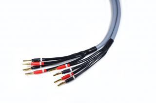 Melodika MDBA41525G Gunmetal Bi-amping Speaker Cable OFC 4N 2x1,5mm2+2x4mm2 2,5m - pair