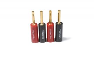 Melodika MDBAN4 banana plugs - 4 pcs