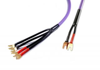 Melodika MDBW41515s Purple Bi-wiring Speaker Cable OFC 4N 2x1,5mm2+2x4mm2 1,5m with spades - pair