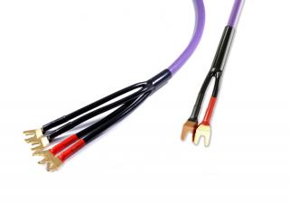 Melodika MDBW41520s Purple Rain Bi-wiring Speaker Cable OFC 4N 2x1,5mm2+2x4mm2 2m with spades - pair