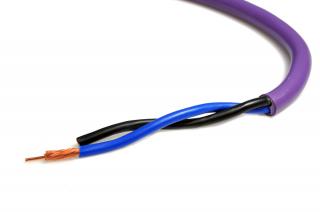 Melodika MDC2400 Purple Speaker cable OFC 4N 2x4mm2 with BassCore