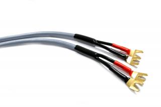 Melodika MDSC1525Gs Gunmetal Speaker cable OFC 4N 2x1,5mm2 z widłami 2,5m - 2pcs.