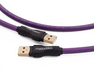 Melodika MDUAA15 Purple USB 2.0 cable type A/A - 1,5m