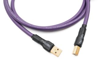 Melodika MDUAB03 Purple  USB 2.0 cable type A/B- 0,3m